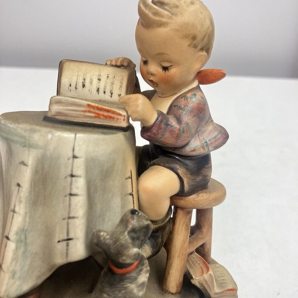 Rare Hummel Figurine Little Bookkeeper #306 Goebel Germany 1964 1972 TMK 4 EX+